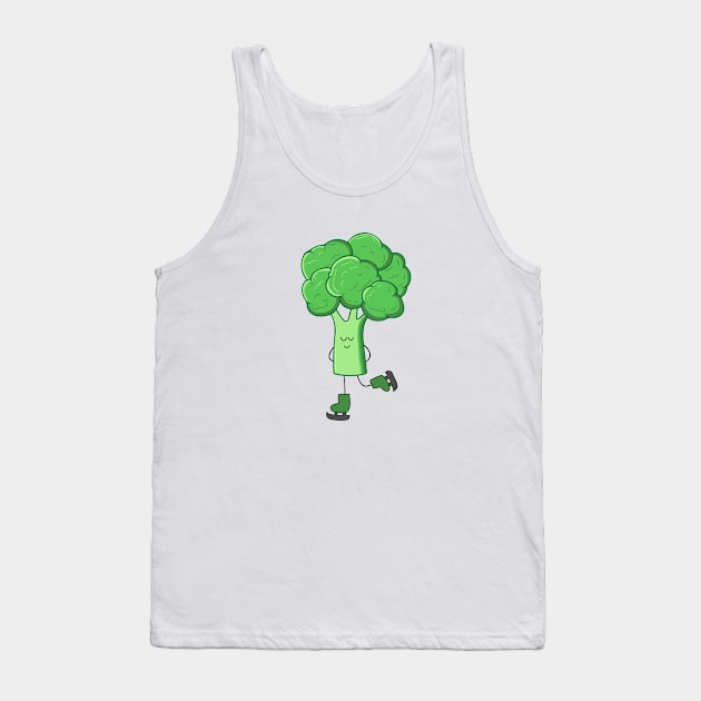 broccoli Tank Top by wordspotrayal